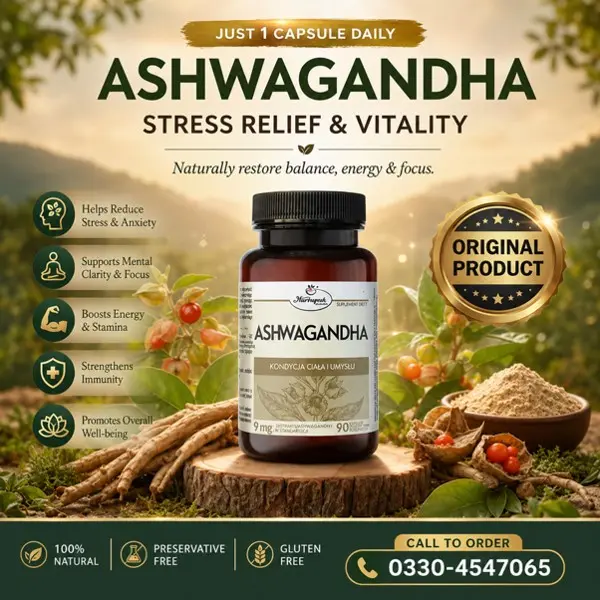 Ashwagandha 90 Capsules in Pakistan