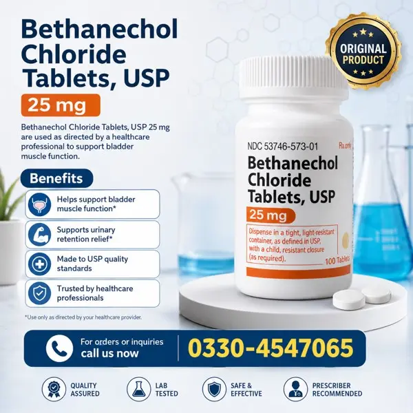 Bethanechol 25mg Tablets in Pakistan