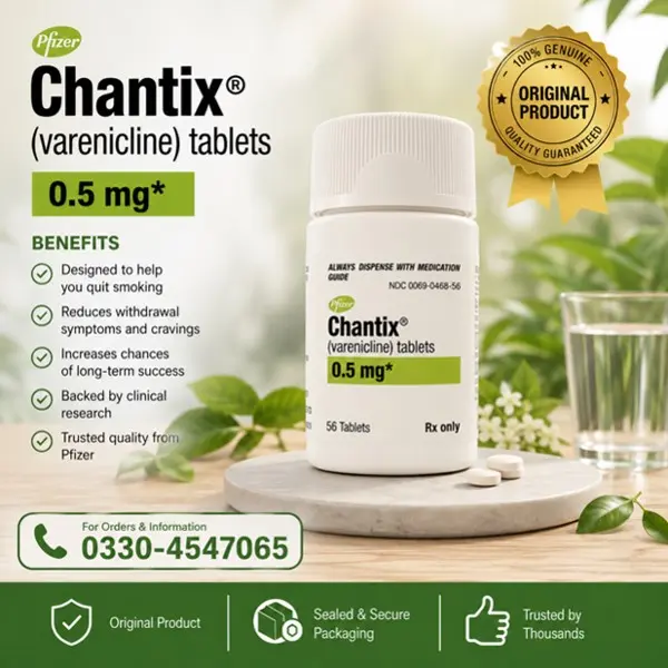 Chantix 0.5mg Tablets in Pakistan
