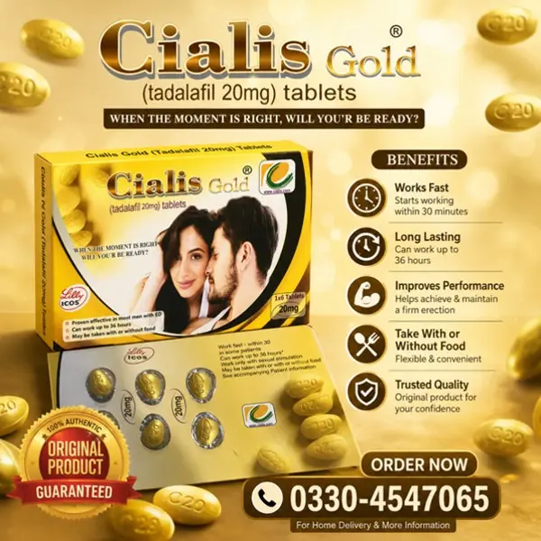 Cialis Gold Tablets for Men in Pakistan