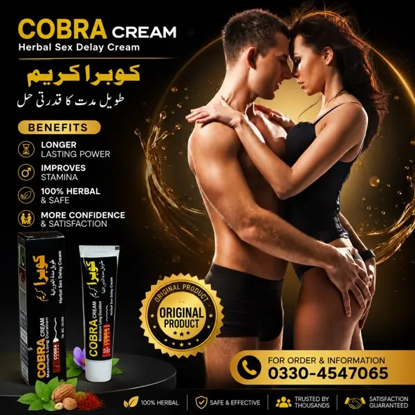 Cobra Delay Cream for Men in Pakistan