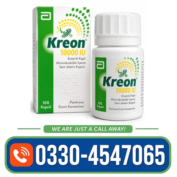 Creon 10000 Pancreatic Enzyme Capsules in Pakistan