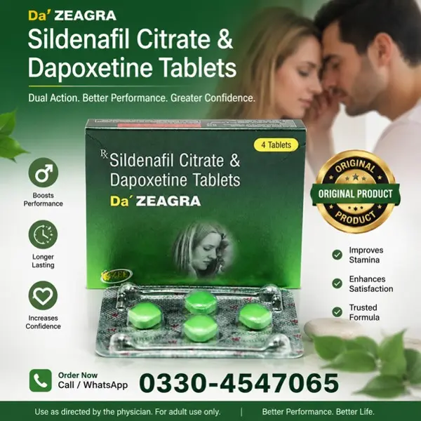 Da Zeagra Tablets in Pakistan