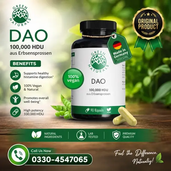 DAO Diamine Oxidase Enzyme Supplement in Pakistan