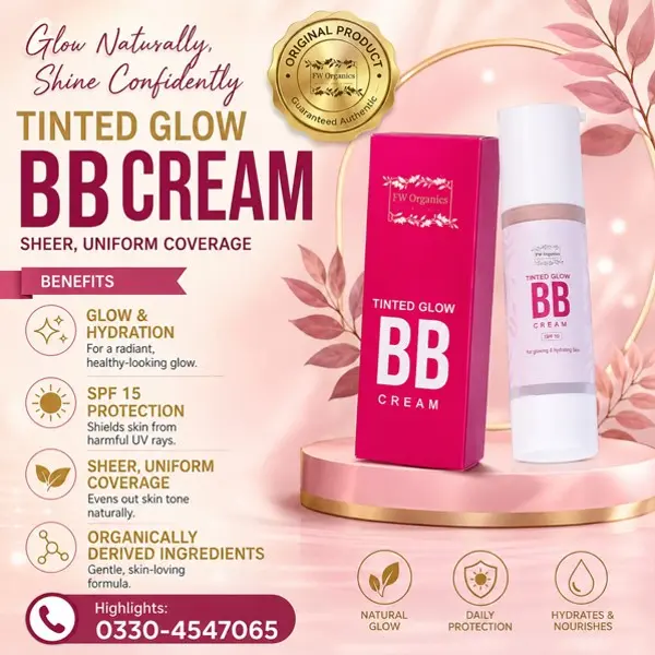 FW Organics Tinted Glow BB Cream in Pakistan