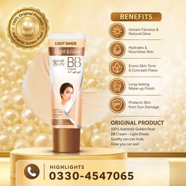 Golden Pearl Light & Glow BB Cream in Pakistan