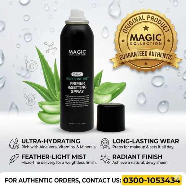 Magic Collection 2-in-1 Primer & Setting Spray in Pakistan
