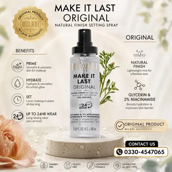 Milani Make It Last Spray in Pakistan