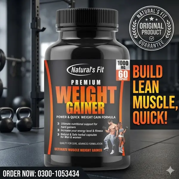 Natural Fit Premium Weight Gainer Capsule in Pakistan