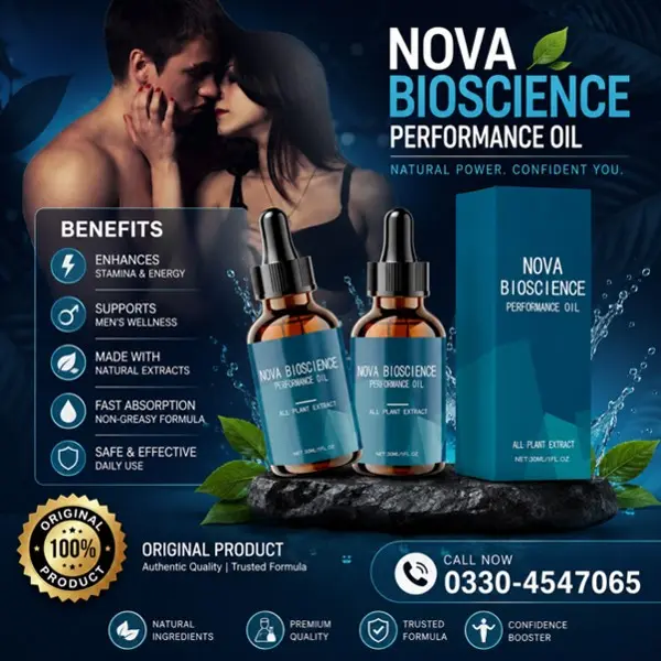 Nova Bioscience Performance Oil in Pakistan