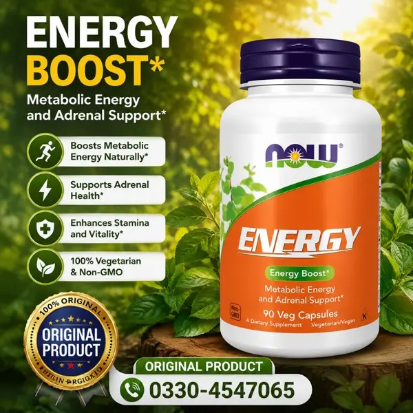 Now Foods Energy Boost Veg Capsules in Pakistan