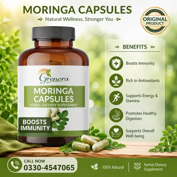 Organic Moringa Capsules in Pakistan