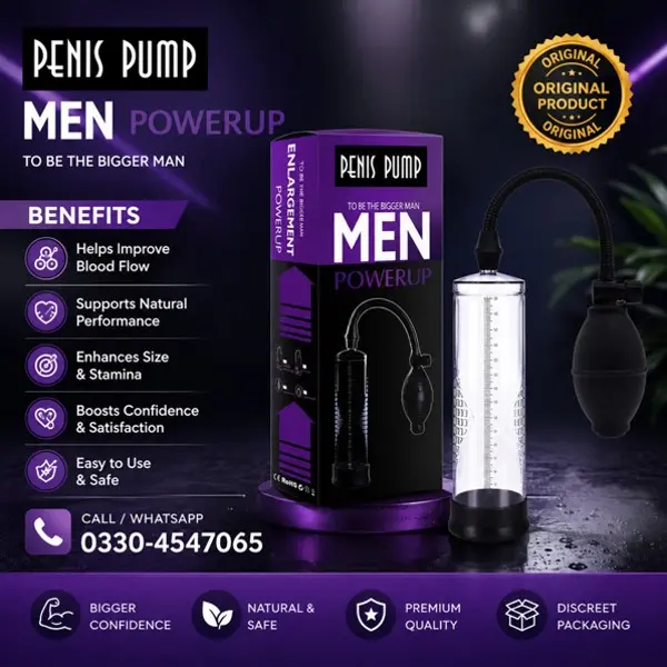 Original Men Power Pump in Pakistan