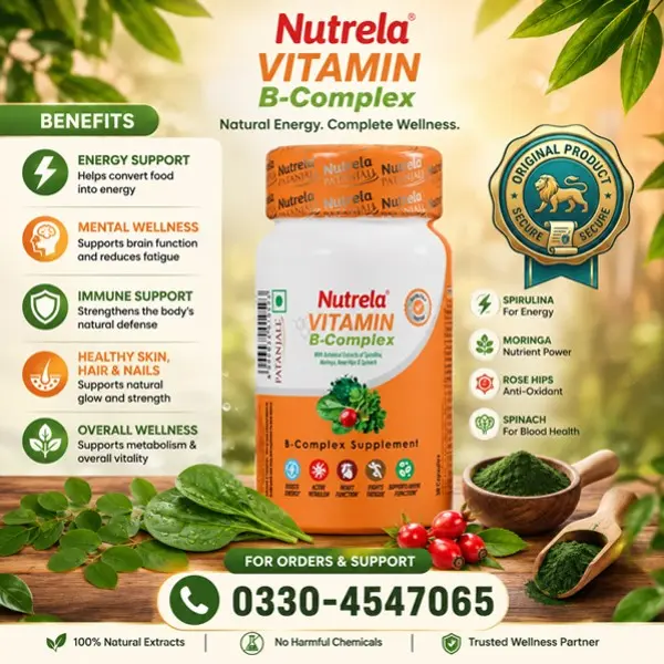 Patanjali Nutrela Vitamin B-Complex Capsules in Pakistan