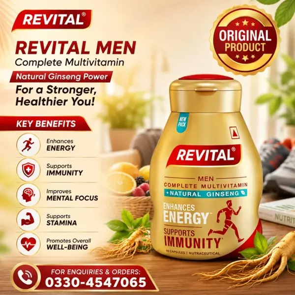 Revital Men Complete Multivitamin Capsules in Pakistan