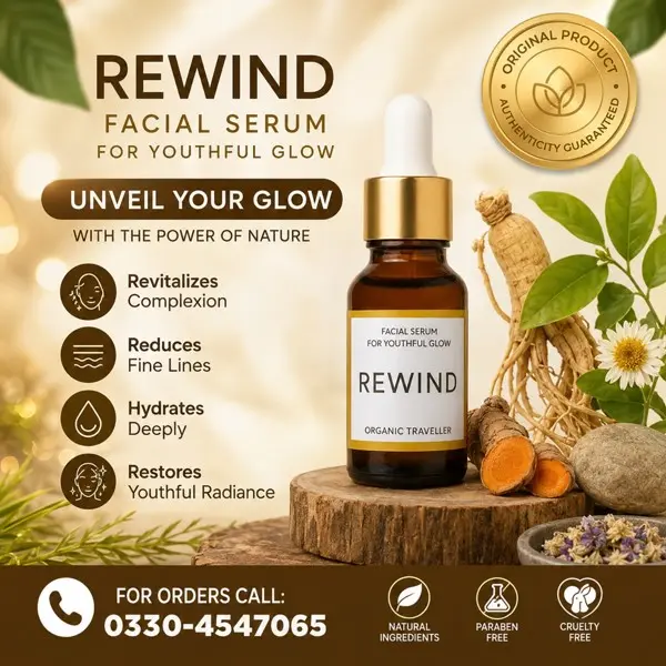 Rewind Skin Solutions Serum in Pakistan