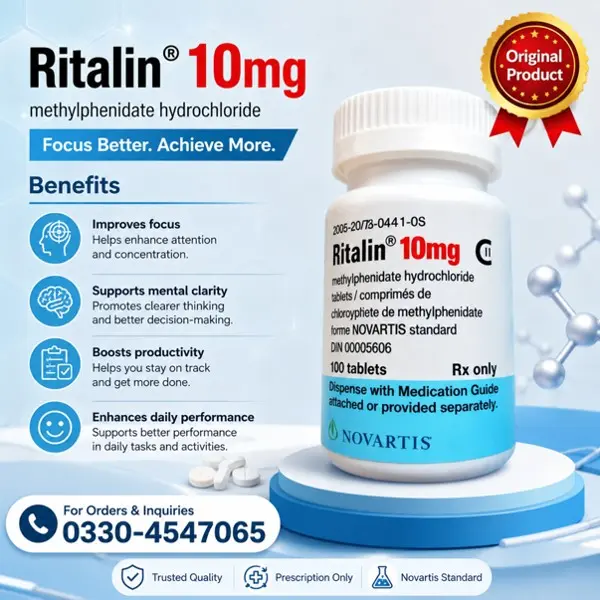 Ritalin 10mg in Pakistan
