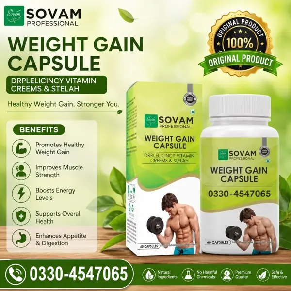 Sovam Weight Gain Capsule in Pakistan