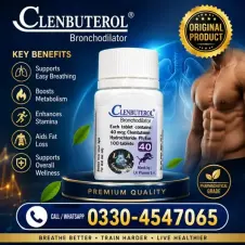 Clenbuterol 40 Mcg Tablets in Pakistan