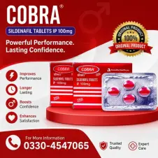 Cobra Zosh Sildenafil Tablets IP 100mg Tablets in Pakistan