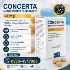 Concerta 27mg Tablets in Pakistan