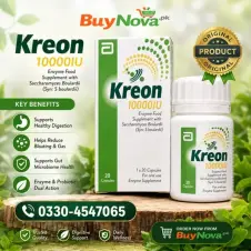 Creon 10000 Pancreatic Enzyme Capsules in Pakistan