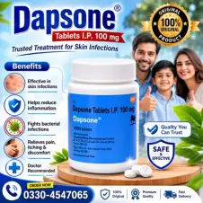 Dapsone Tablets 100mg in Pakistan