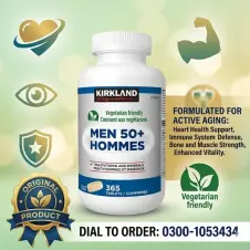 Kirkland Signature Men 50+Multivitamin Tablets in Pakistan 