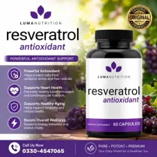 Luma Nutrition High Purity Resveratrol Capsules in Pakistan