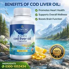 Nordic Naturals Arctic Cod Liver Oil Capsules in Pakistan