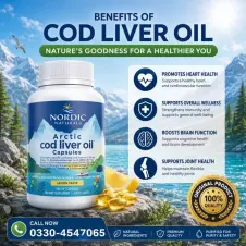 Nordic Naturals Arctic Cod Liver Oil Capsules in Pakistan
