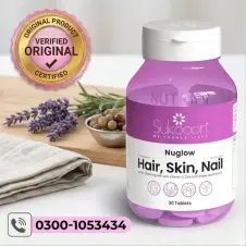 Nutrify Nuglow Premium Hair, Skin, Nail Tablets in Pakistan