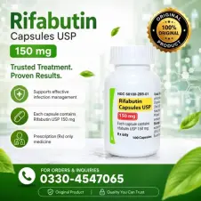 Rifabutin Capsules 150mg in Pakistan