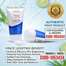 Vince Lightnix Whitening Face Wash in Pakistan