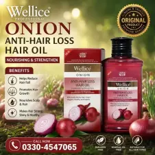 Wellice Onion Hair Oil in Pakistan