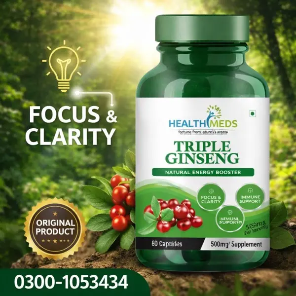 Triple Korean Red Ginseng Capsules in Pakistan