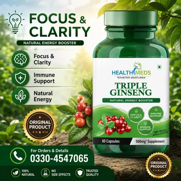 Triple Korean Red Ginseng Capsules in Pakistan