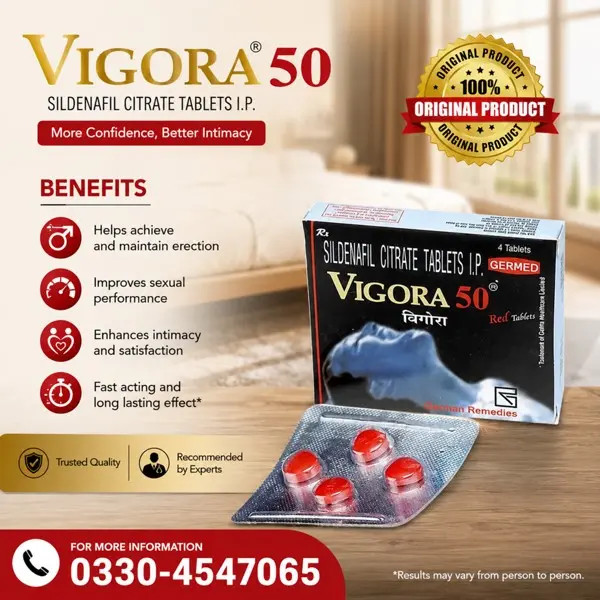 Vigora 50 Tablets in Pakistan
