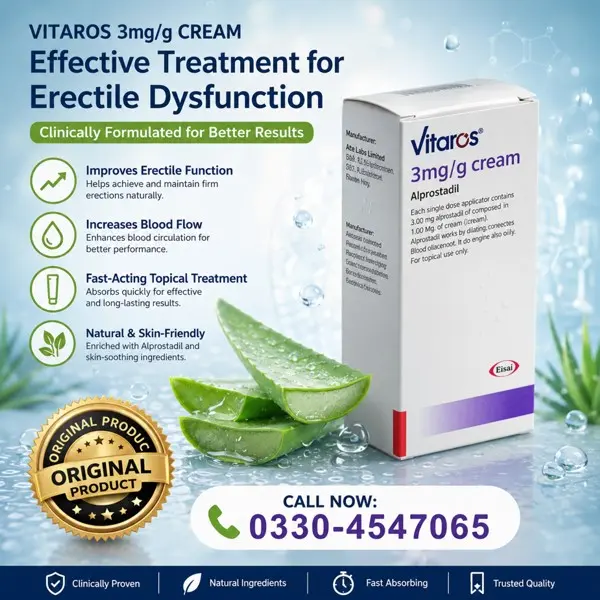 Vitaros Cream in Pakistan