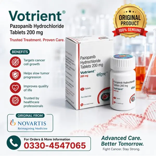 Votrient 200mg 30 Tablets in Pakistan
