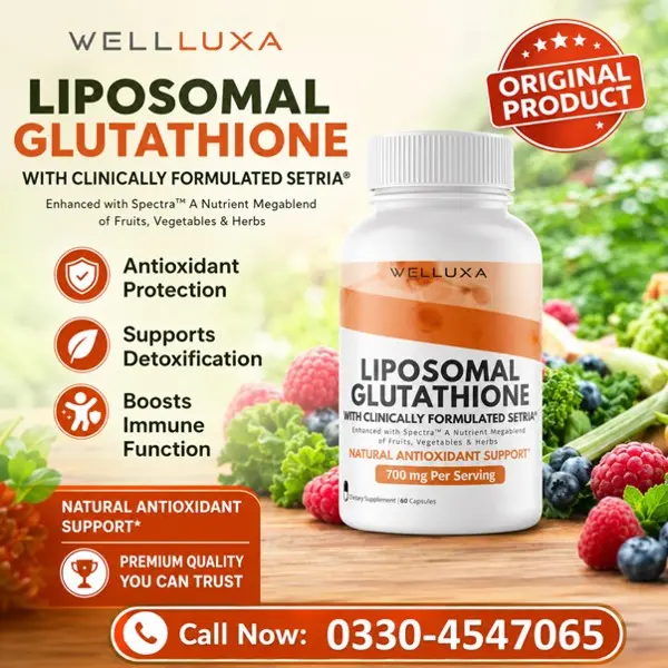 Welluxa Liposomal Glutathione Capsules in Pakistan